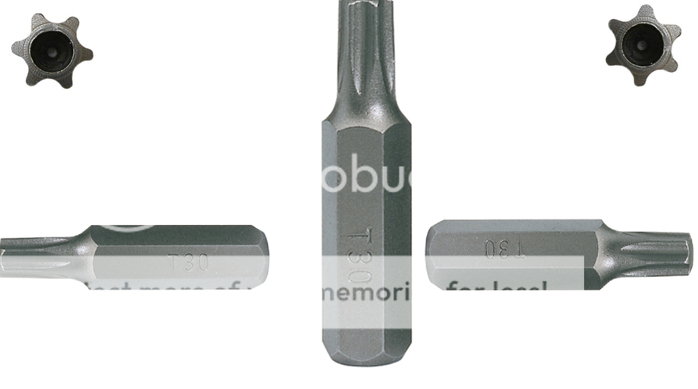 TX Torx Security Insert Screwdriver Bit Resistorx T10 T15 T20 T25 T30